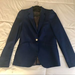Zara Woman Navy Blue Blazer
